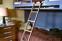 Room view of bunk beds