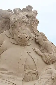 Image 14Sand Sculpture at Weston-super-Mare Sand Sculpture Festival of A Midsummer Nights Dream (from Culture of Somerset)