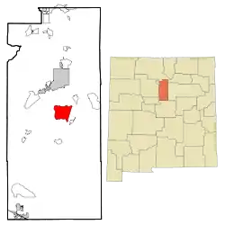 Location of Eldorado at Santa Fe, New Mexico.