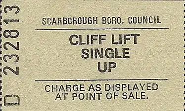 South Cliff Lift ticket