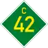 C42 road shield}}