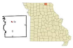Location of Glenwood, Missouri
