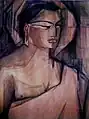 Lord Buddha, water color, 1987