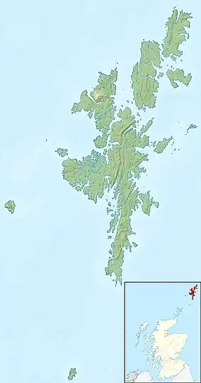 Clickimin Loch is located in Shetland