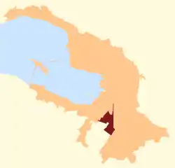 Pulkovsky meridian Municipal Okrug on the 2006 map of St. Petersburg