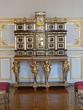 1660s cabinet from Florence, Italy in the Prince-bishop's antechamber
