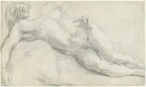 Chalk study, c. 1599–1604, Rijksmuseum