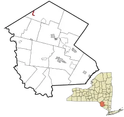 Location of Roscoe in Sullivan County, New York