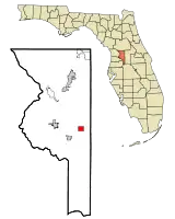 Location in Sumter County and the U.S. state of Florida
