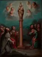 The Apparition of the Virgin of El Pilar to St. James, oil on copper, 56.5 × 41.9&nbsp;cm, Metropolitan Museum of Art, NY, 1773