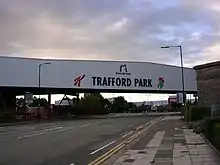 Image 20Kelloggs in Manchester, looking north along the A5181 next to GMFRS's Stretford Area Command HQ; the site is the largest producer of cereals in Europe (from North West England)