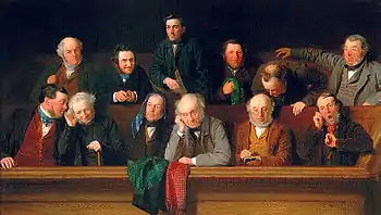 Image 12Painting of a jury deliberating
