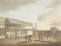 The Square And Entrance Into Tipu's Palace, Bangalore, by James Hunter (d.1792)