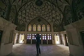 A room inside the Tabātabāei House.