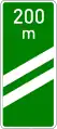 Π-90βDistance marker before an exit (200 m)