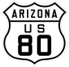 US 80 route marker