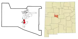 Location of Los Trujillos-Gabaldon, New Mexico