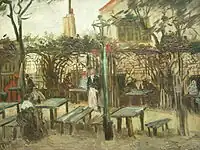 Terrace of a Cafe on Montmartre (La Guinguette)1886Musée d'Orsay, Paris (F238)