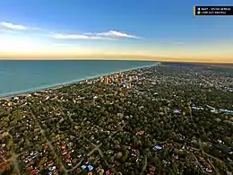 Aerial view of Villa Gesell (2015)