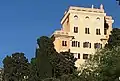 Villa Madre Cabrini seen from Corso Paganini