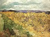 Vincent van Gogh, Wheat Field with Cornflowers, 1890.