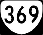 State Route 369 marker