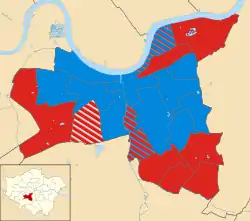 Wandsworth 2018 results map