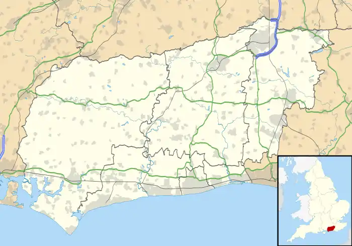 Balcombe is located in West Sussex