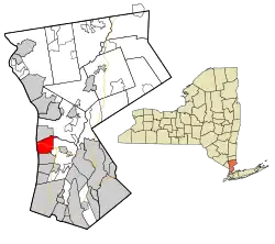 Location of Tarrytown, New York