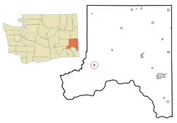 Location of La Crosse, Washington
