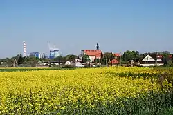 Czarnowąsy monastery and electricity plant