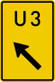 Diversion (keep left)