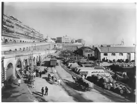 Algiers – depot and station grounds of Algerian Railway 1894